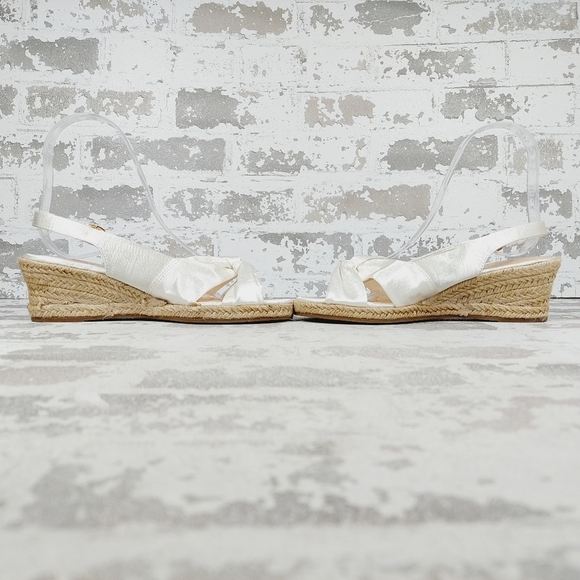 New Bella Vita Espadrille Cheerful Black Wedge Sandals O253 - Picture 7 of 12
